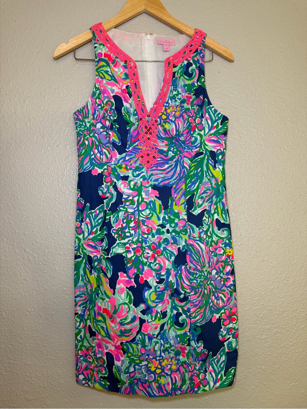 Lilly Pulitzer Ryder Shift dress seaside Allure design size 2